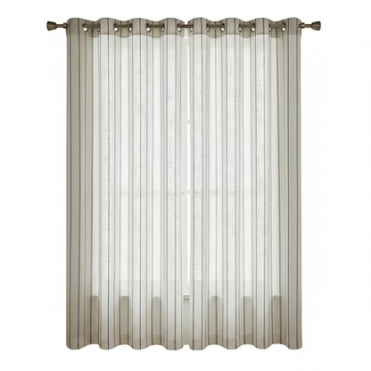 Soft Flow Vertical Stripe Curtain panel