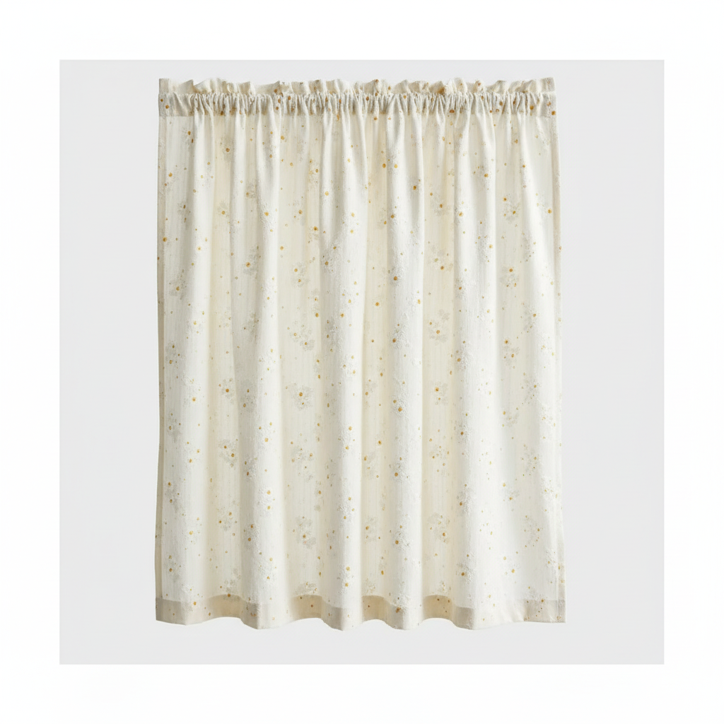 Daisy Breeze cottagecore cabinet curtain panel
