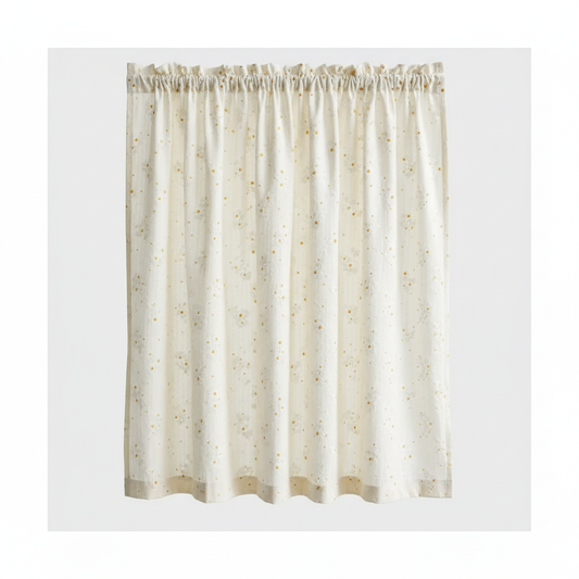 Daisy Breeze cottagecore cabinet curtain panel