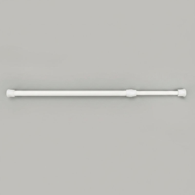 Adjustable Telescopic Curtain Rod | No-Drill, Rustproof Aluminum