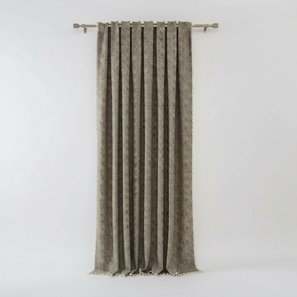 Wildflower Weave Curtain Olive Bloom