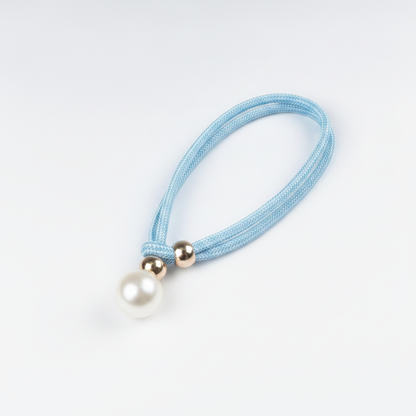 Ocean Blue lustrous pearl curtain tie-back packshot