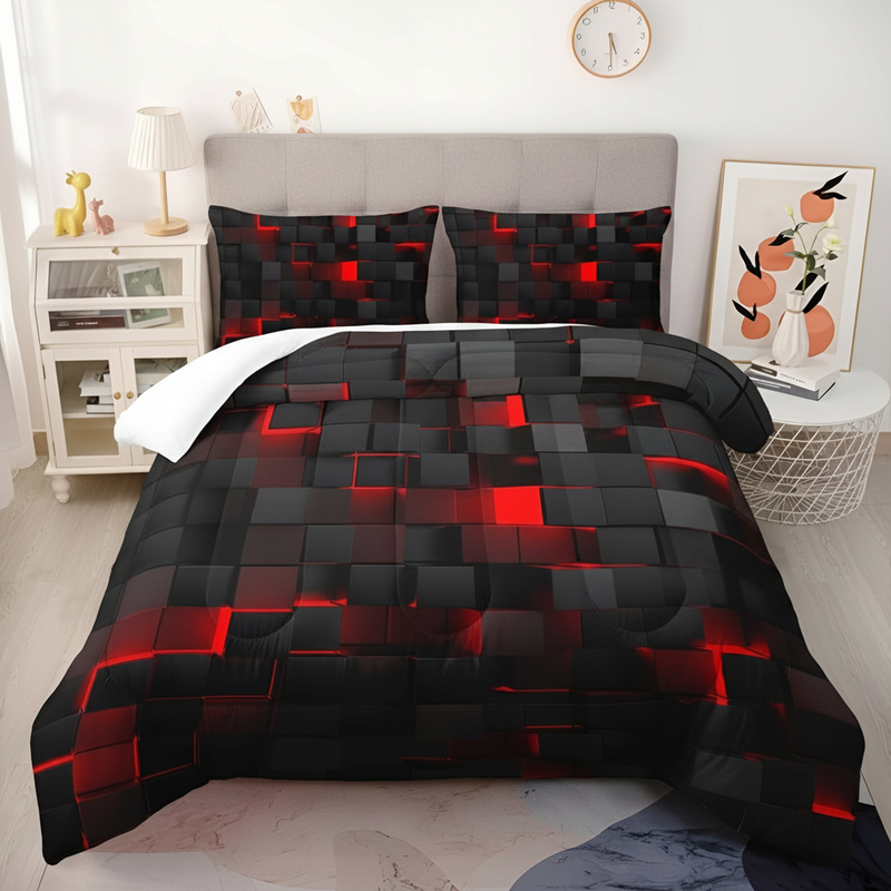GEOMATRIX Duvet Cover Set | Geometric Pattern, Bedding