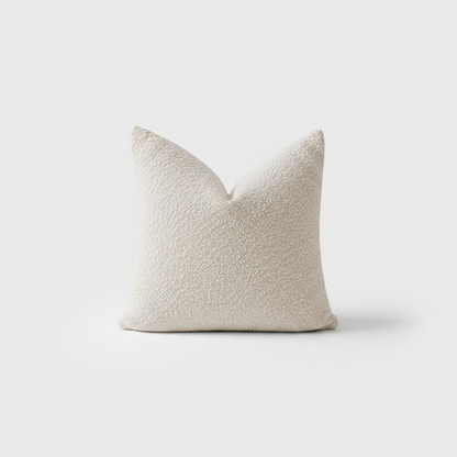 Calen Pillow Cover - White boucle