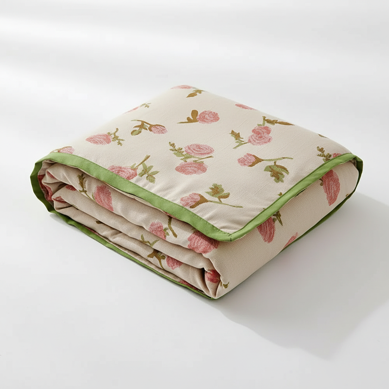 Bamboo Fiber Rural Rose Cooling Blanket | Bamboo Fiber, Cooling Fabric