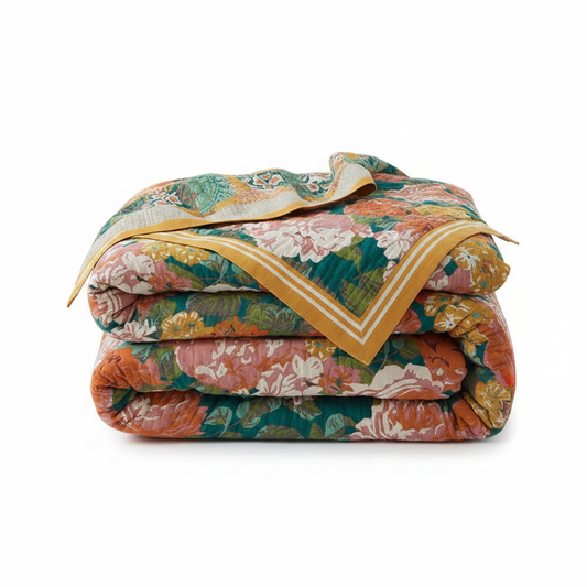 Tropical Breeze Cotton Blanket