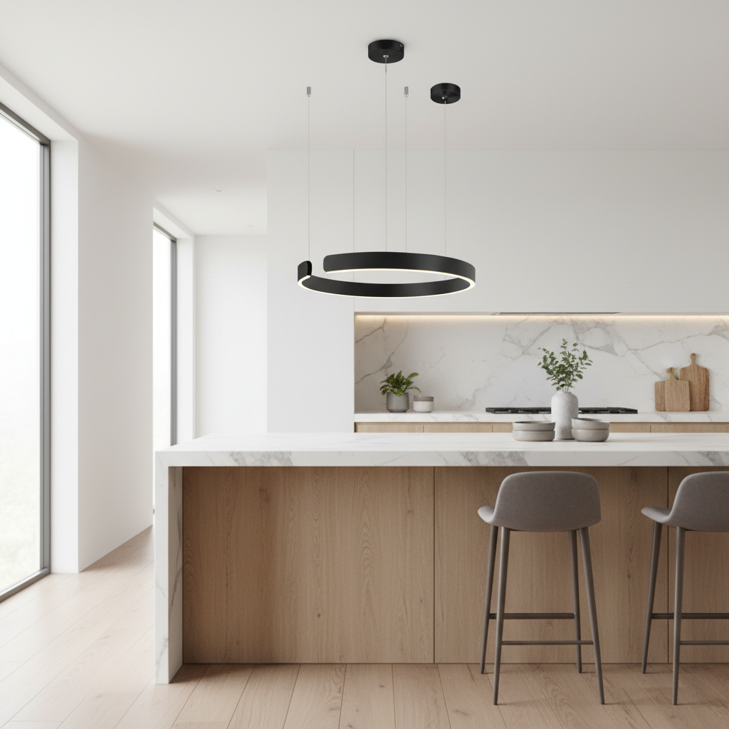 MatrixAura pendant lifestyle in modern kitchen