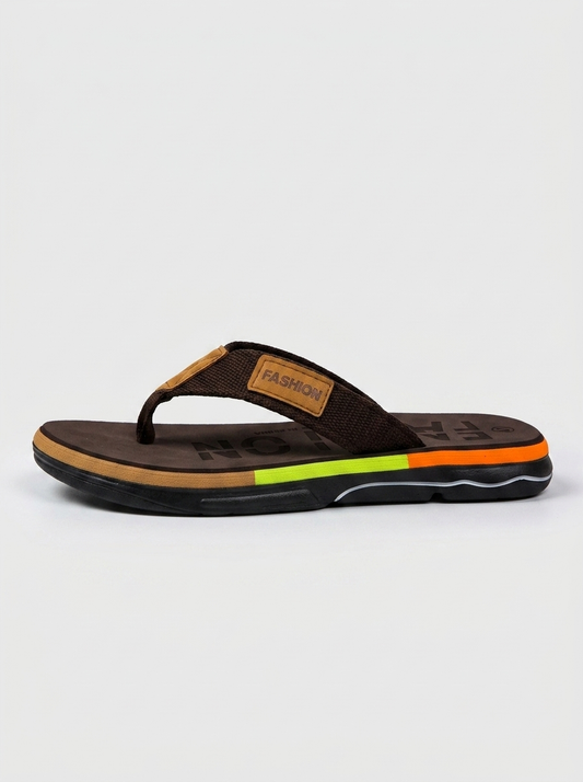 Jasper Men's Striped Sandals - styled view