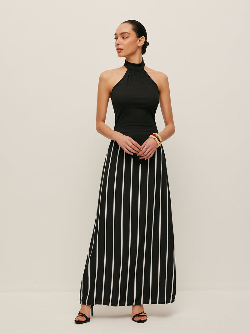 Ava Women's Asymmetric Skirt - back view