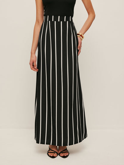 Ava Women's Asymmetric Skirt - full-length view