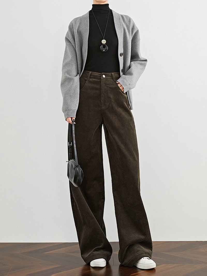 Violette Women's Trousers - fabric and finish detail