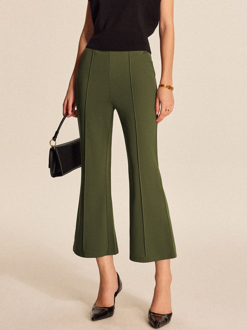 Sable Women's Trousers | Cropped, Pocket, Slim Fit