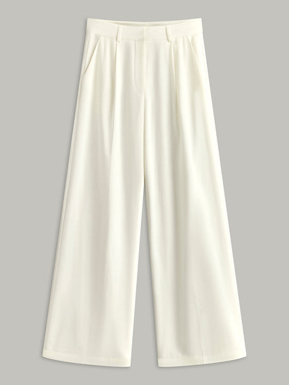 Greta Women's Linen Trousers - close-up detail