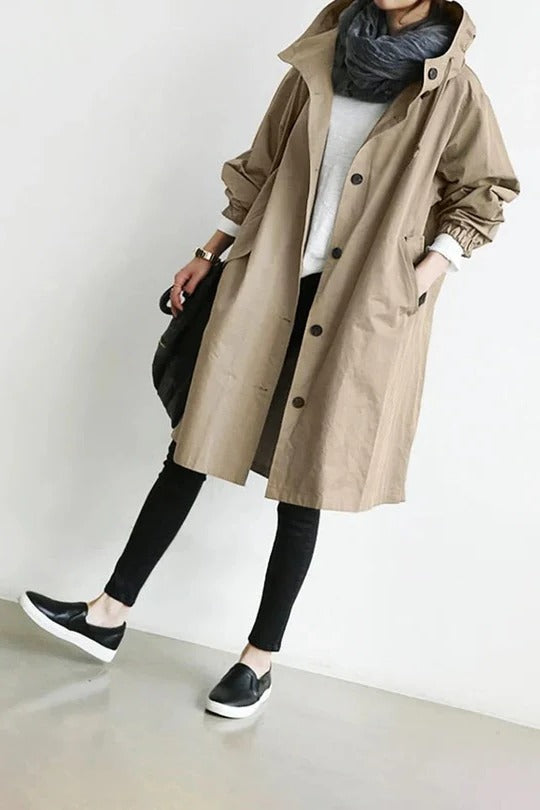 Wren Women's Trench Coat - full-length view