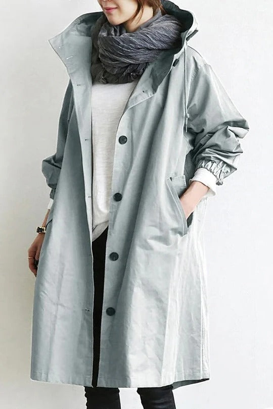 Wren Women's Trench Coat | Hooded