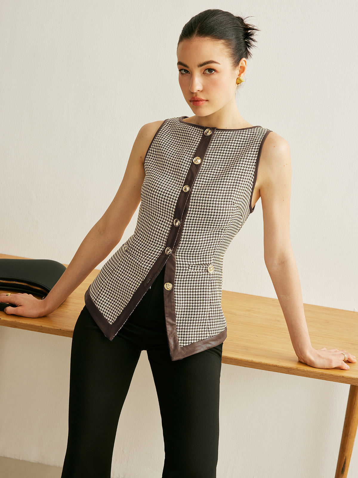 Genevieve Women's Vest - close-up detail