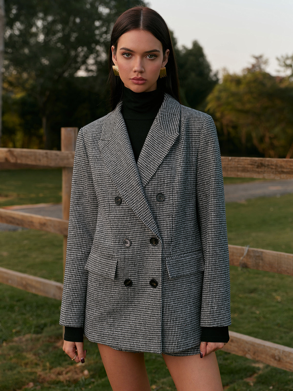 Elise Women's Blazer - styled view