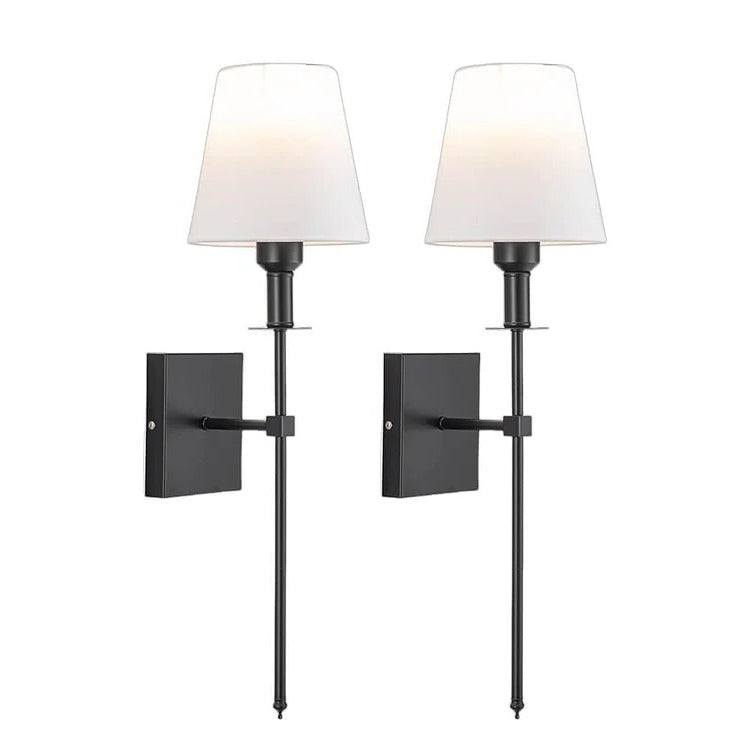 Kestrel Solar Rechargeable Wall Sconce - styled view
