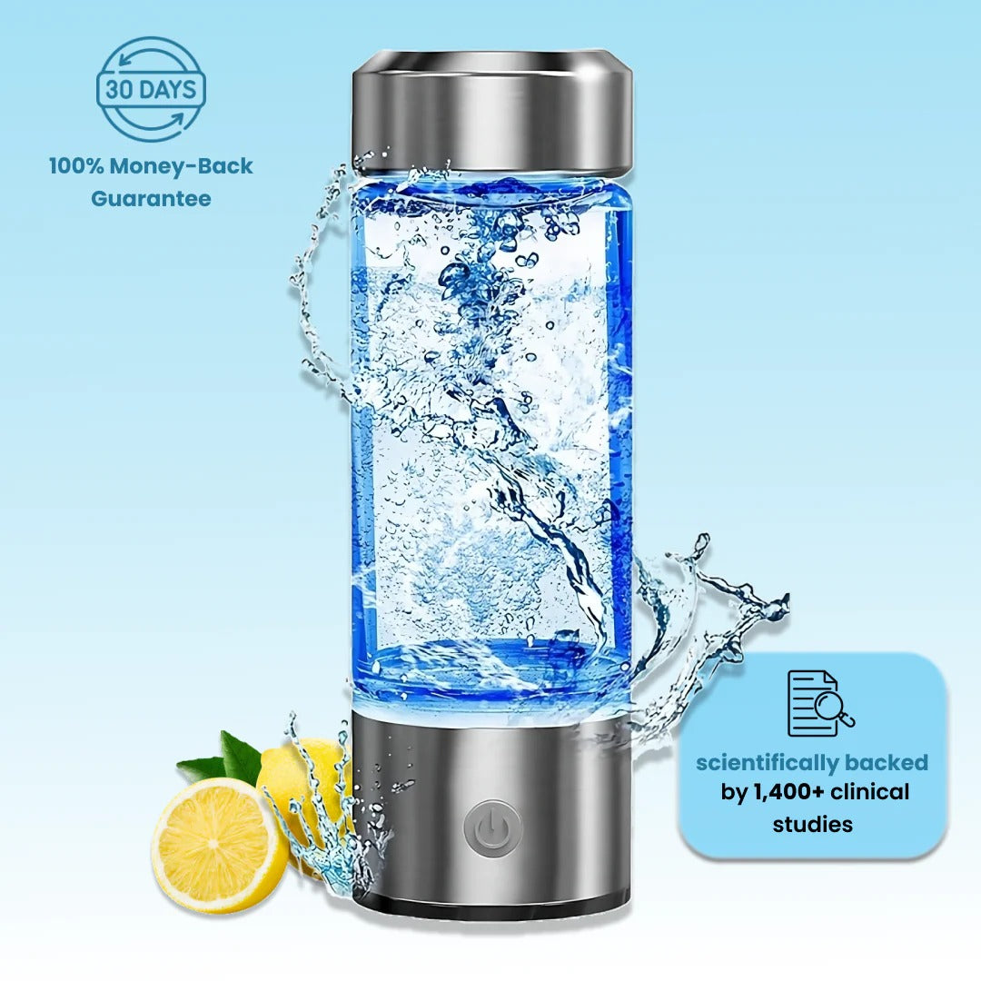 Ember Portable Water Bottle - shown in use