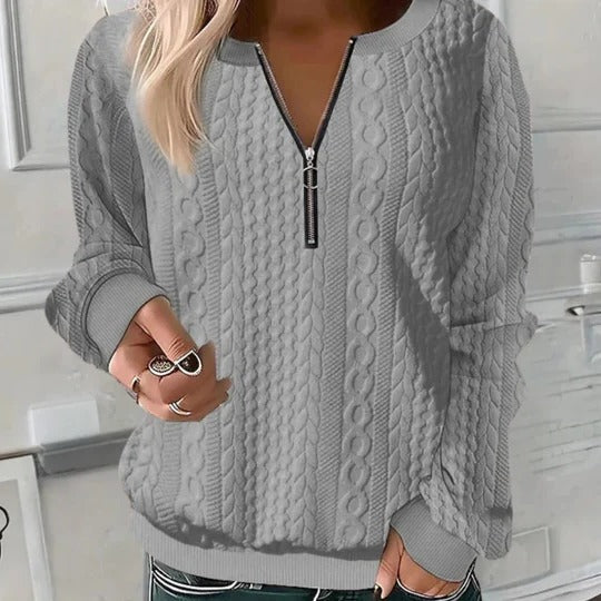 Violette Women's Sweater | Black, White
