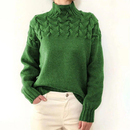 Freya Women's Sweater - fabric and finish detail
