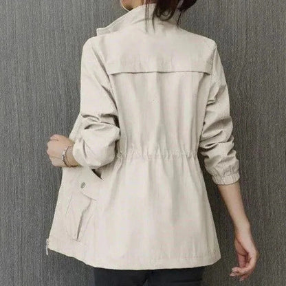 Wren Women's Trench Coat - close-up detail