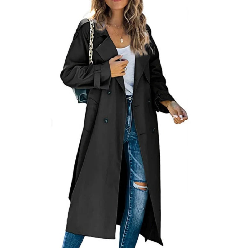 Sable Women's Trench Coat - front view