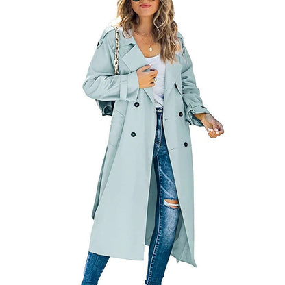 Sable Women's Trench Coat - styled view