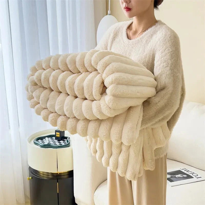 Haven Solar Throw Blanket - front view