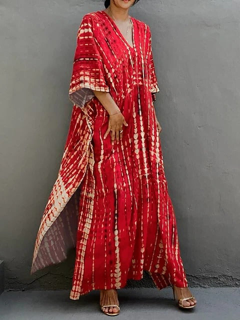 Talia Women's Maxi Dress - fabric and finish detail