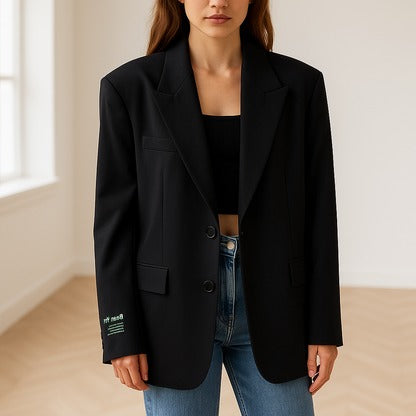 Nell Women's Oversized Blazer - styled view