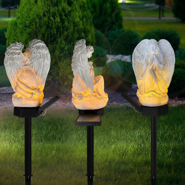 Fable Solar Garden Light - back view