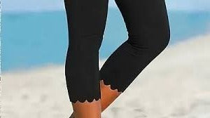 Margot Women's Leggings - fabric and finish detail