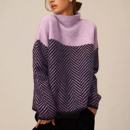 Hattie Women's Sweater - fabric and finish detail