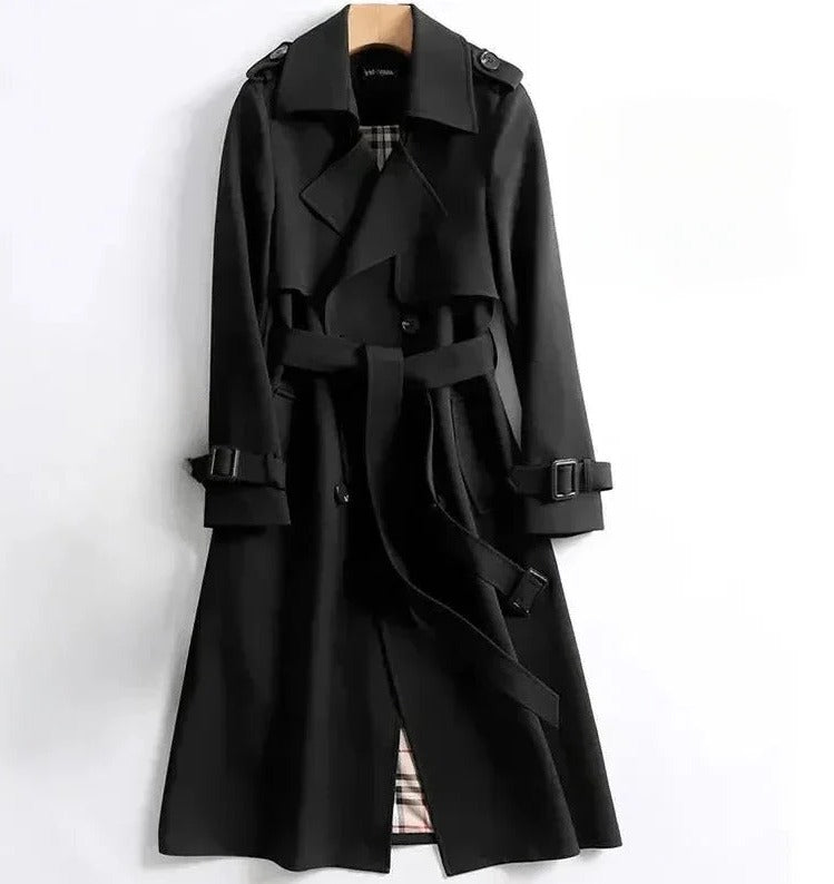 Paloma Women's Trench Coat | Black, Brown