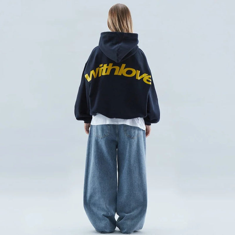 Jolie Women's Oversized Hoodie - fabric and finish detail