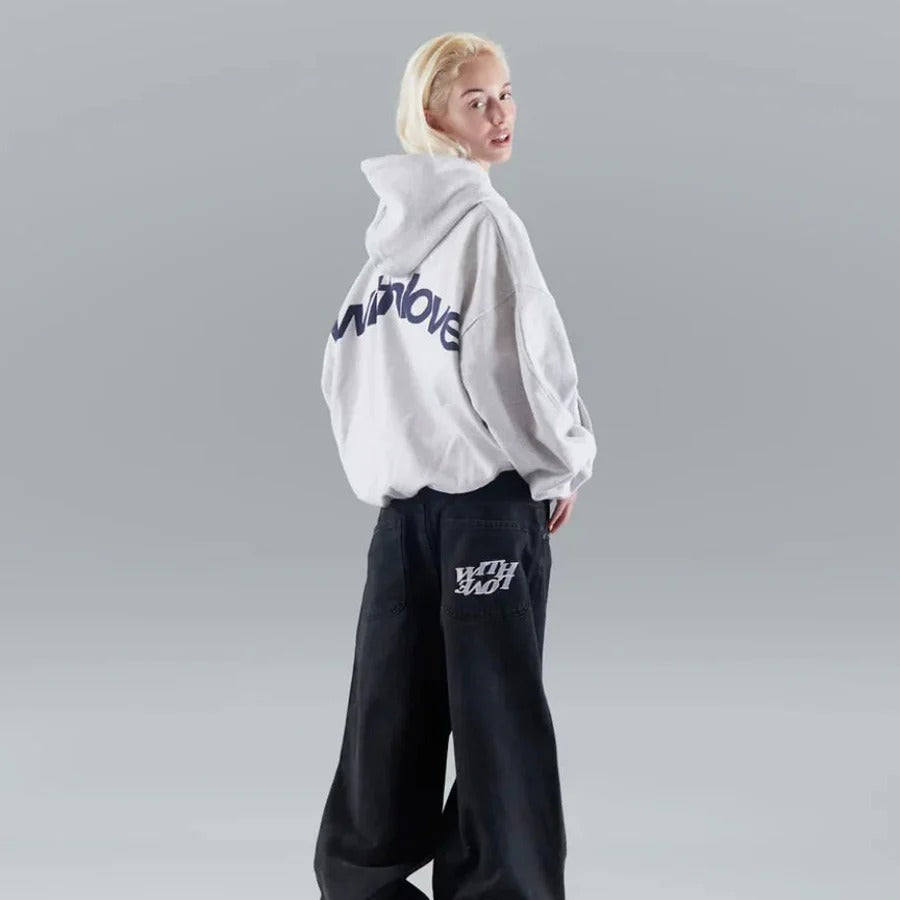 Jolie Women's Oversized Hoodie - close-up detail