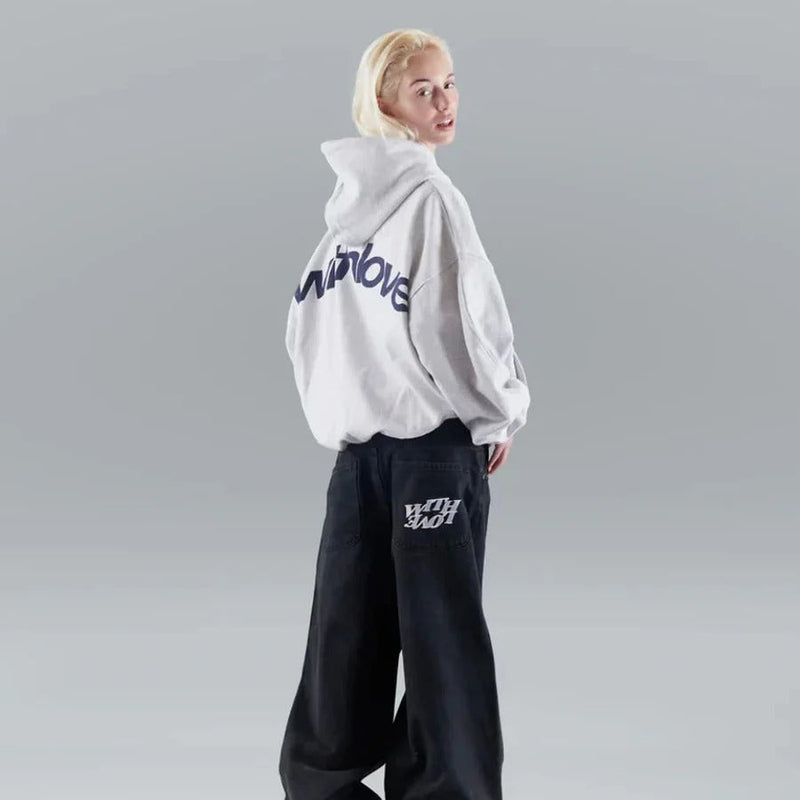 Jolie Women's Oversized Hoodie - close-up detail