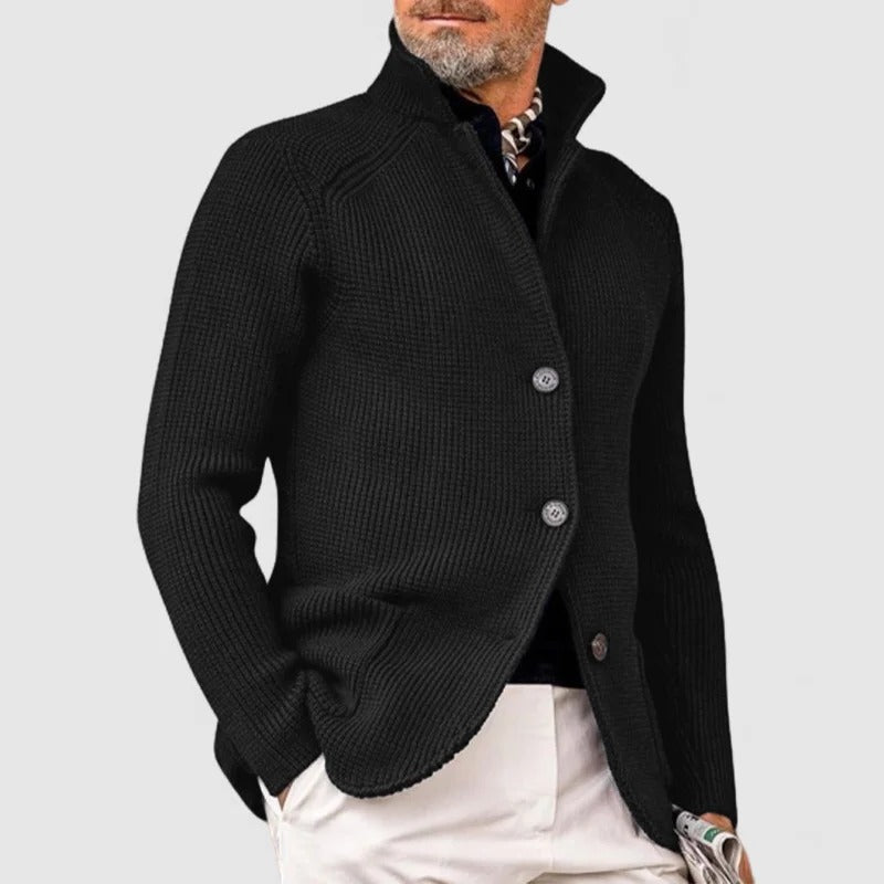 Dorian Men's Cardigan - front view