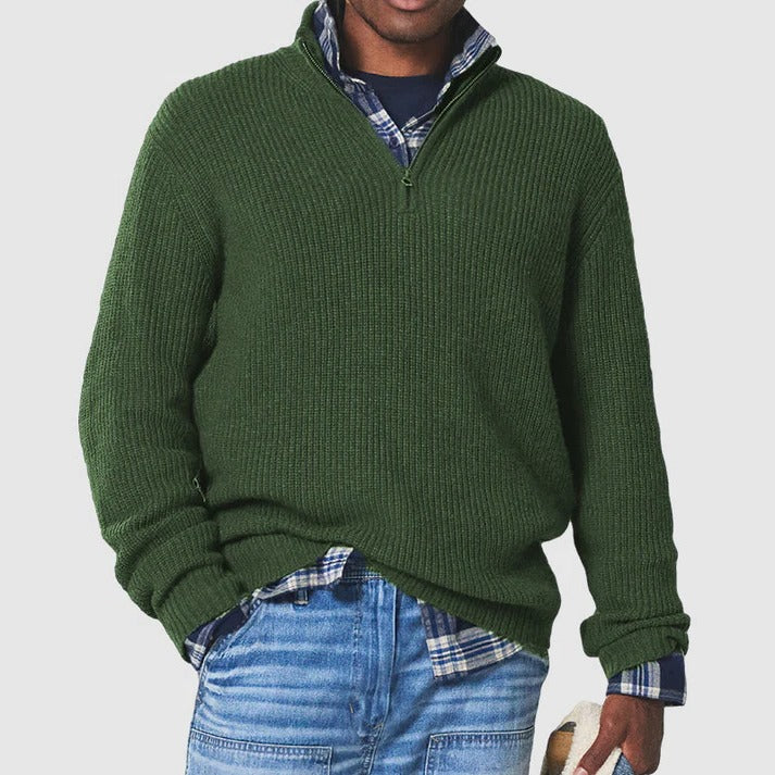 Rhys Men's Sweater | Zip