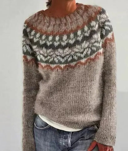Lila Women's Sweater - fabric and finish detail