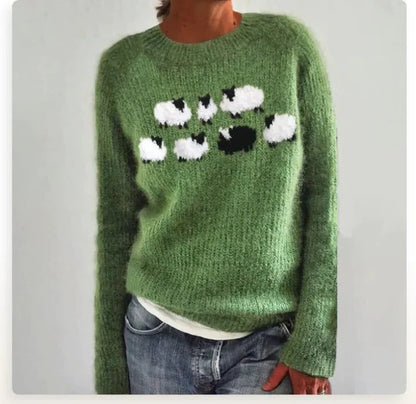 Lila Women's Sweater - close-up detail