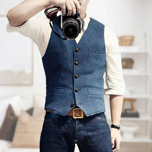 Silas Men's Vest - front view