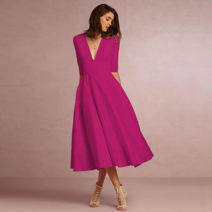 Uma Women's Dress - back view