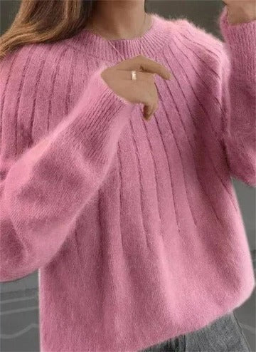 Freya Women's Sweater - fabric and finish detail