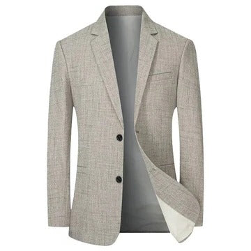 Hector Men's Blazer - fabric and finish detail