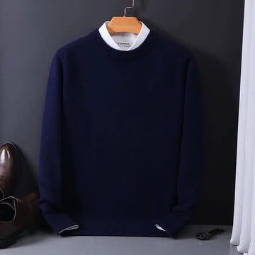 Cormac Men's Sweater - fabric and finish detail