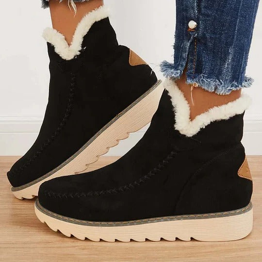 Bijou Women's Ankle Boots - fabric and finish detail