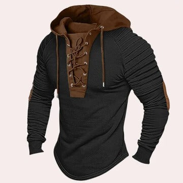 Ulric Men's Hoodie - fabric and finish detail