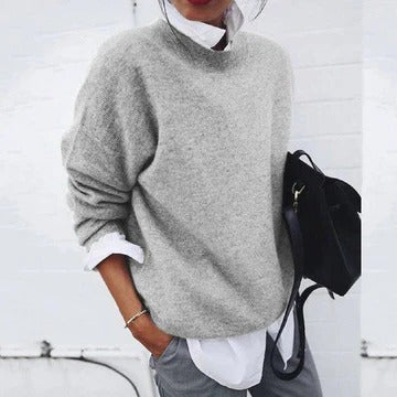 Eloise Women's Sweater - fabric and finish detail